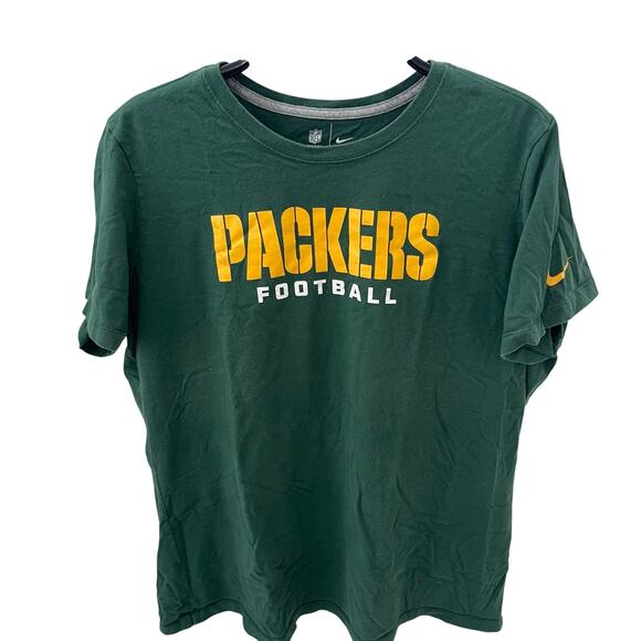 Nike Tops - Nike NFL Green Bay Packers Football Graphic T-shirt ~ Women’s 2XL